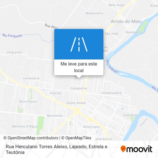 Rua Herculano Torres Aleixo mapa