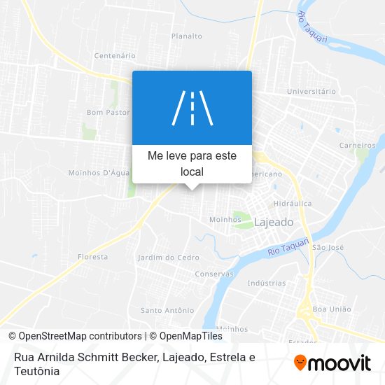 Rua Arnilda Schmitt Becker mapa