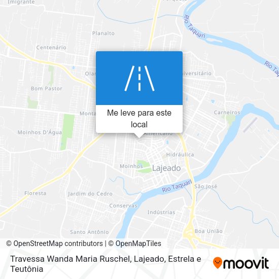 Travessa Wanda Maria Ruschel mapa