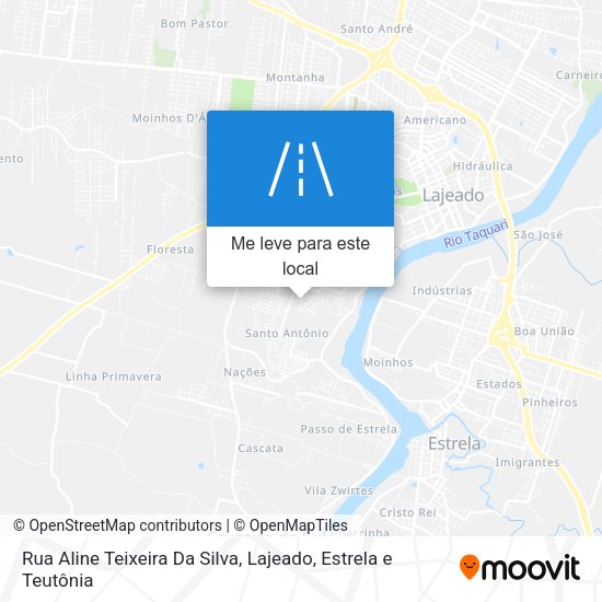 Rua Aline Teixeira Da Silva mapa