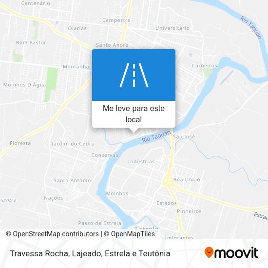 Travessa Rocha mapa