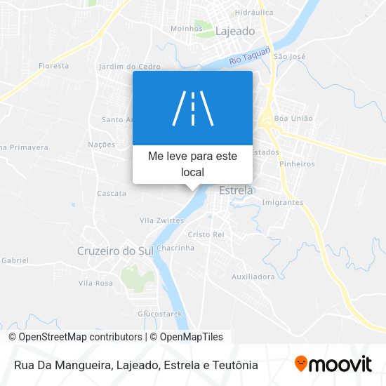Rua Da Mangueira mapa