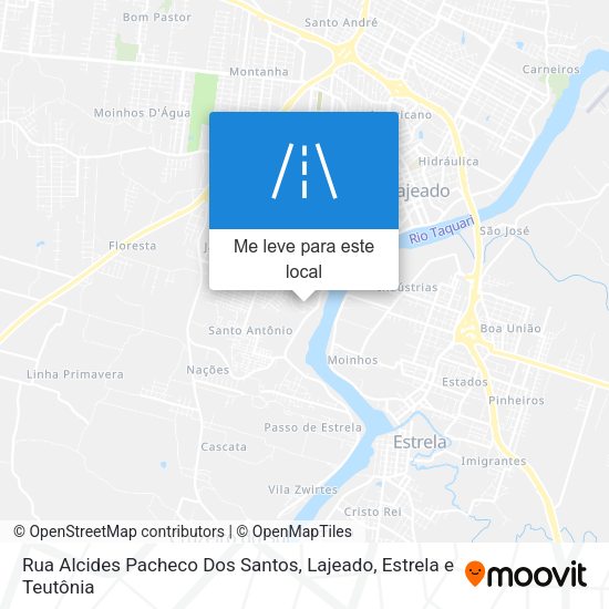 Rua Alcides Pacheco Dos Santos mapa