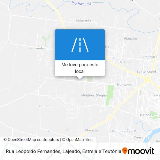 Rua Leopoldo Fernandes mapa