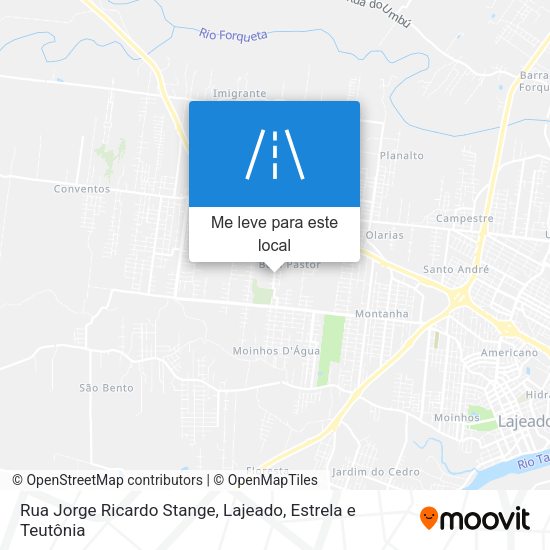 Rua Jorge Ricardo Stange mapa
