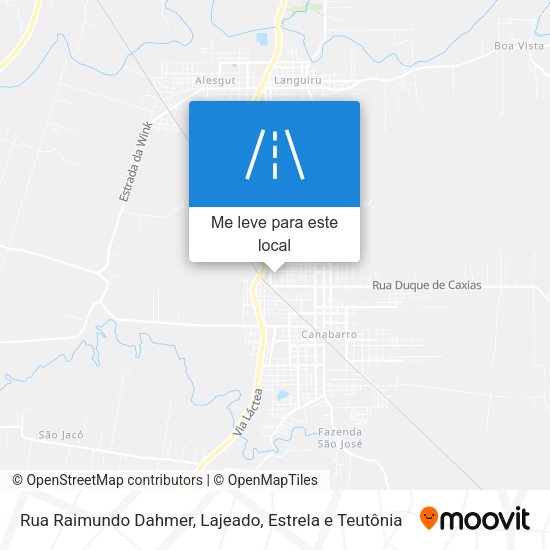 Rua Raimundo Dahmer mapa