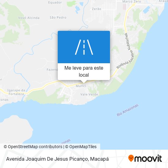 Avenida Joaquim De Jesus Picanço mapa
