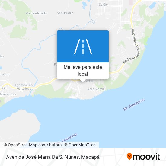 Avenida José Maria Da S. Nunes mapa