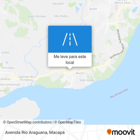 Avenida Rio Araguana mapa