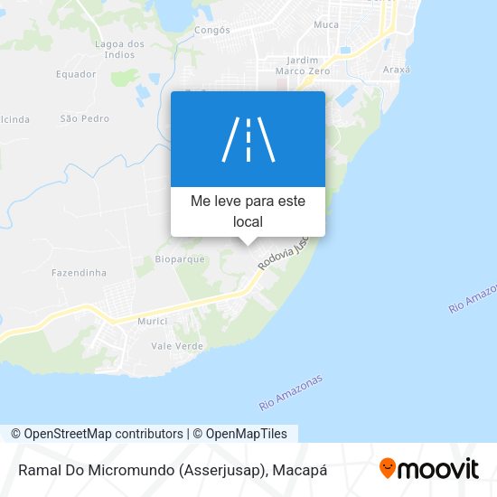 Ramal Do Micromundo (Asserjusap) mapa