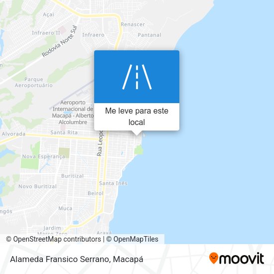 Alameda Fransico Serrano mapa