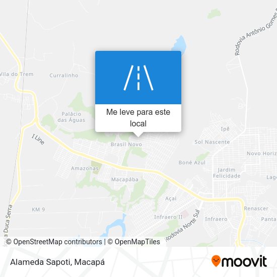 Alameda Sapoti mapa