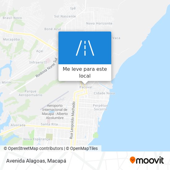 Avenida Alagoas mapa