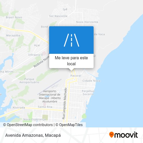 Avenida Amazonas mapa