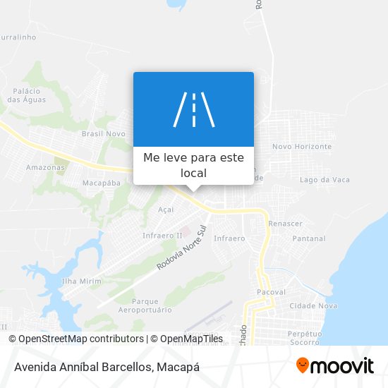 Avenida Anníbal Barcellos mapa