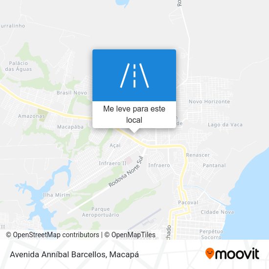 Avenida Anníbal Barcellos mapa