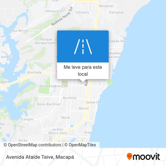 Avenida Ataíde Teive mapa