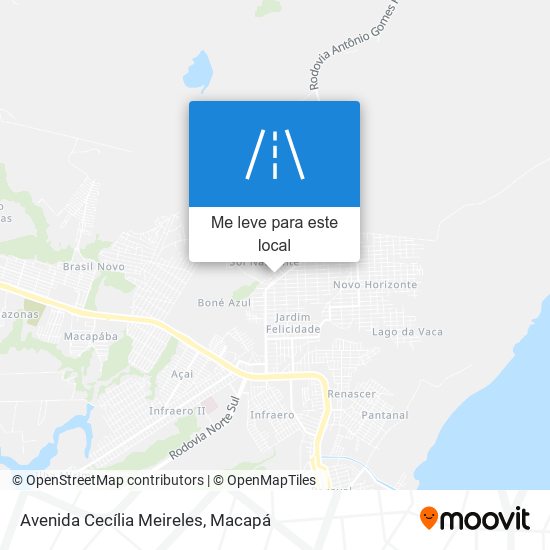 Avenida Cecília Meireles mapa