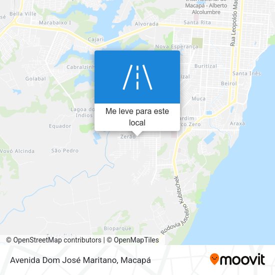 Avenida Dom José Maritano mapa