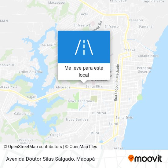 Avenida Doutor Silas Salgado mapa