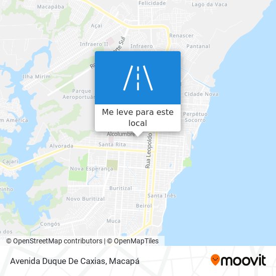 Avenida Duque De Caxias mapa