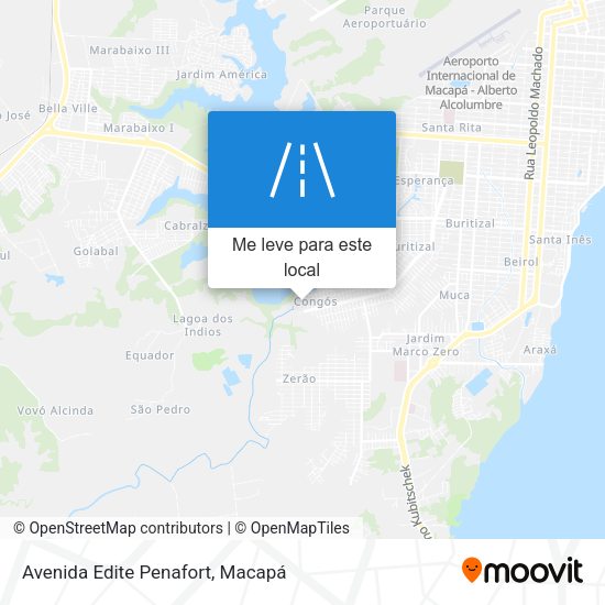 Avenida Edite Penafort mapa