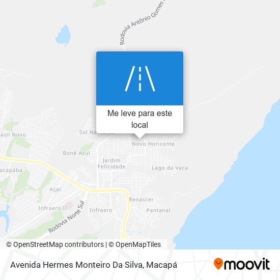 Avenida Hermes Monteiro Da Silva mapa