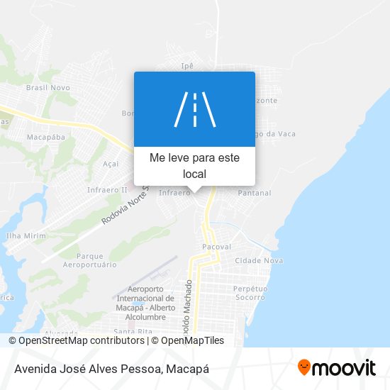 Avenida José Alves Pessoa mapa