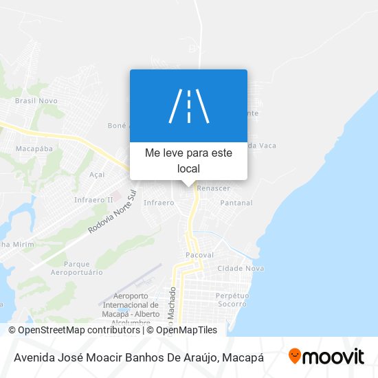 Avenida José Moacir Banhos De Araújo mapa