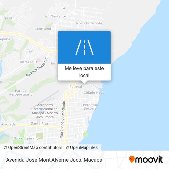 Avenida José Mont'Alverne Jucá mapa