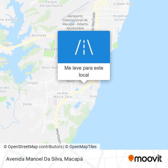 Avenida Manoel Da Silva mapa