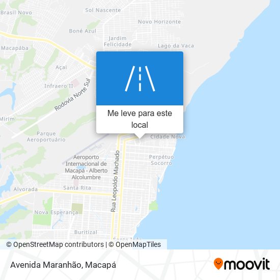 Avenida Maranhão mapa