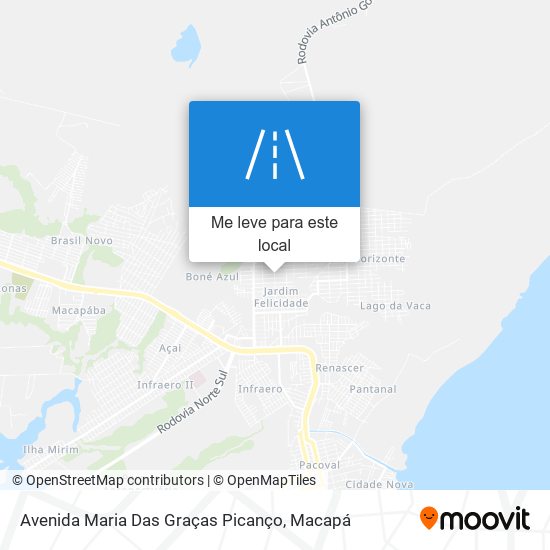 Avenida Maria Das Graças Picanço mapa