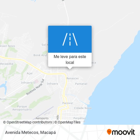 Avenida Metecos mapa