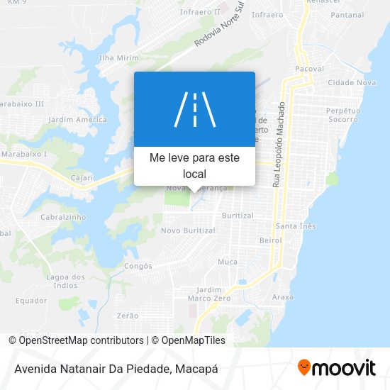Avenida Natanair Da Piedade mapa