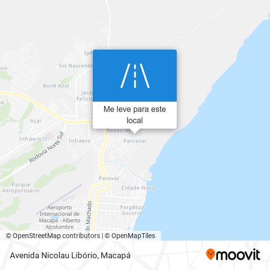 Avenida Nicolau Libório mapa