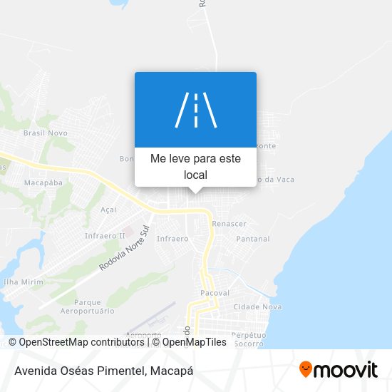 Avenida Oséas Pimentel mapa