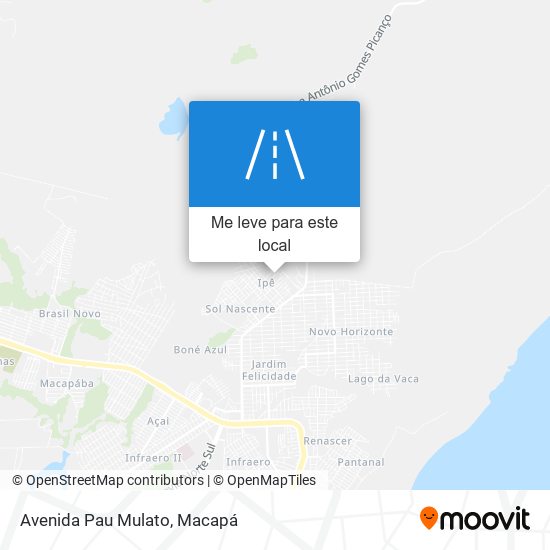 Avenida Pau Mulato mapa