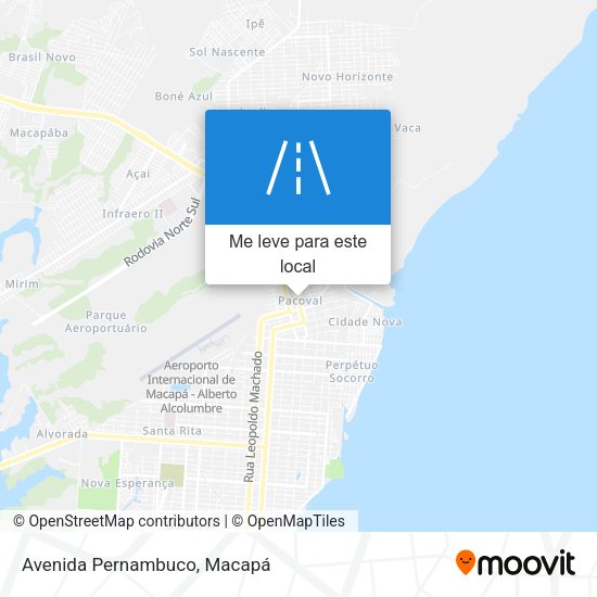 Avenida Pernambuco mapa