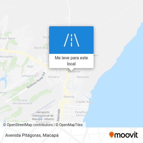 Avenida Pitágoras mapa
