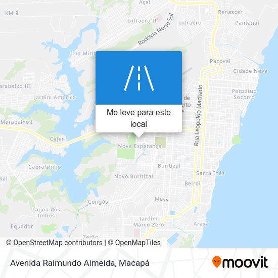 Avenida Raimundo Almeida mapa