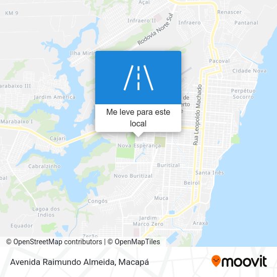 Avenida Raimundo Almeida mapa