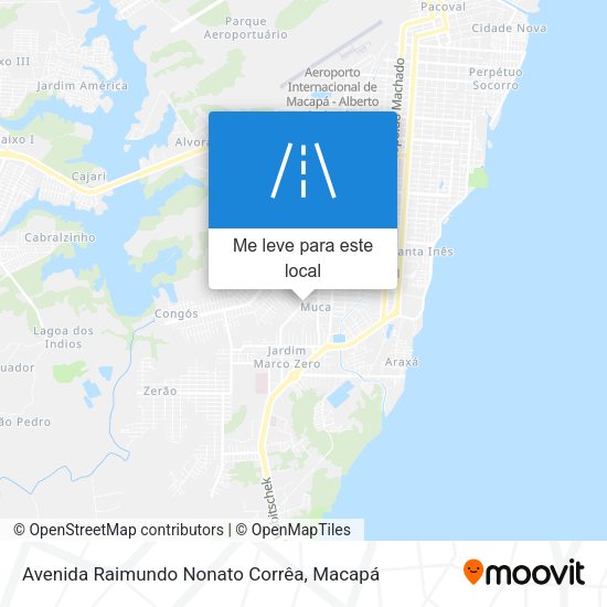 Avenida Raimundo Nonato Corrêa mapa