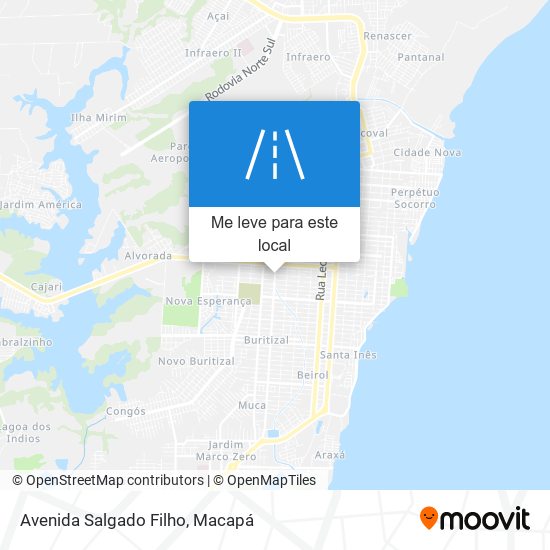 Avenida Salgado Filho mapa