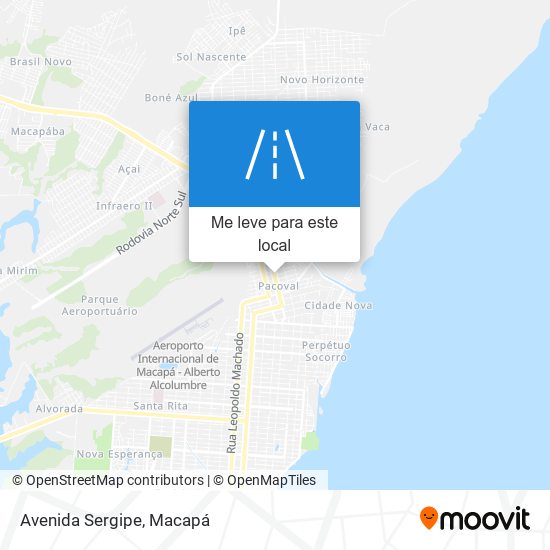 Avenida Sergipe mapa