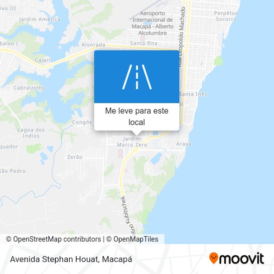Avenida Stephan Houat mapa