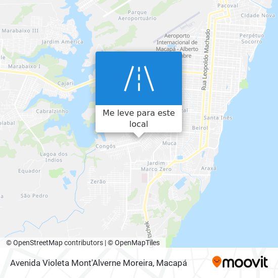 Avenida Violeta Mont'Alverne Moreira mapa