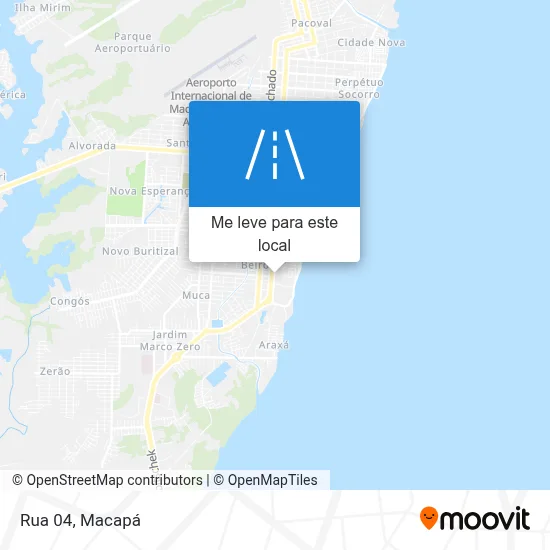 Rua 04 mapa