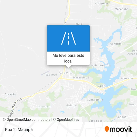 Rua 2 mapa
