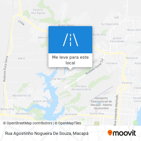 Rua Agostinho Nogueira De Souza mapa